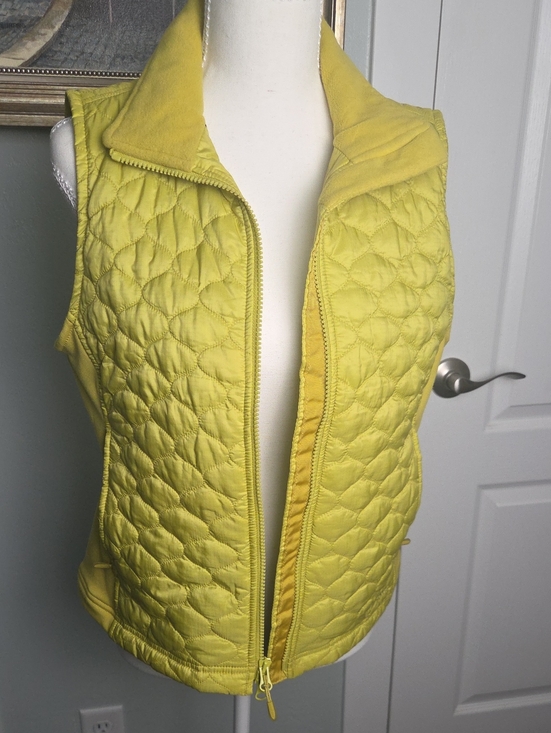 L.L. Bean Jackets & Blazers - L.L. Bean Quilted Yellow Women's Vest